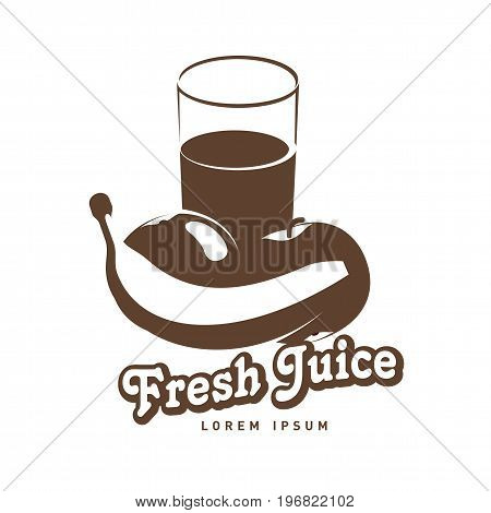 Fesh Juice Logo Vector Illustration.