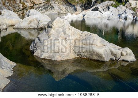 River Maggia At Ponte Brolla