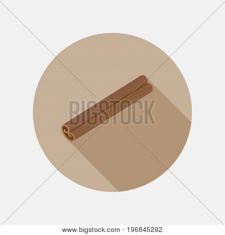 cinnamon flat icon. Vector sign for web graphics.