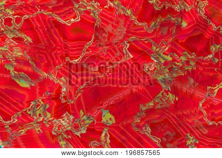 abstract background in red and golden yellow with nice brushed assymetric pattern