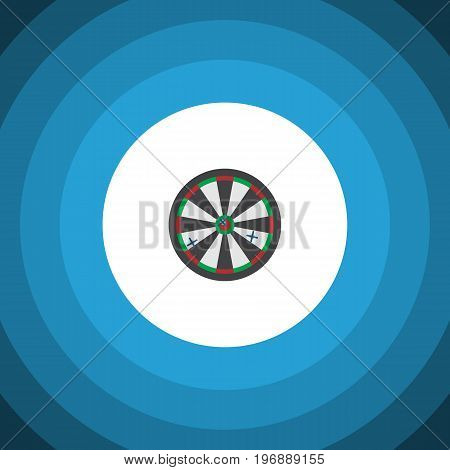 Arrow Vector Element Can Be Used For Arrow, Darts, Game Design Concept.  Isolated Darts Flat Icon.