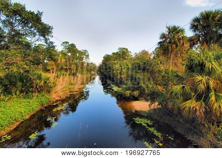 Views from the Riverbend Park near Jupiter, Florida
