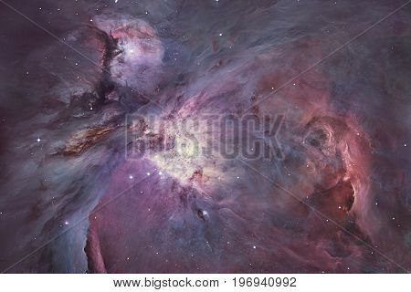 The Orion Nebula Messier 42 Diffuse Nebula  In Constellation Orion..elements Of This Image Are Furni