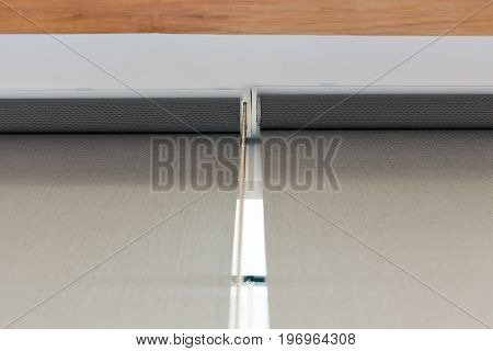 Close Up Part Of Roller Blind