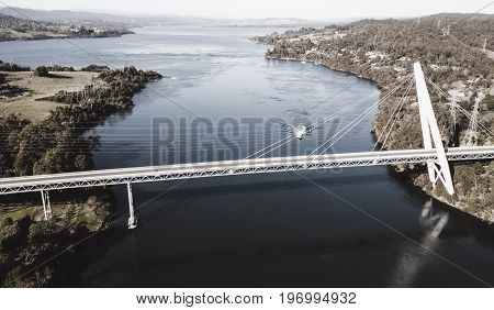 Batman Bridge By The Tamar River Near Sidmouth.