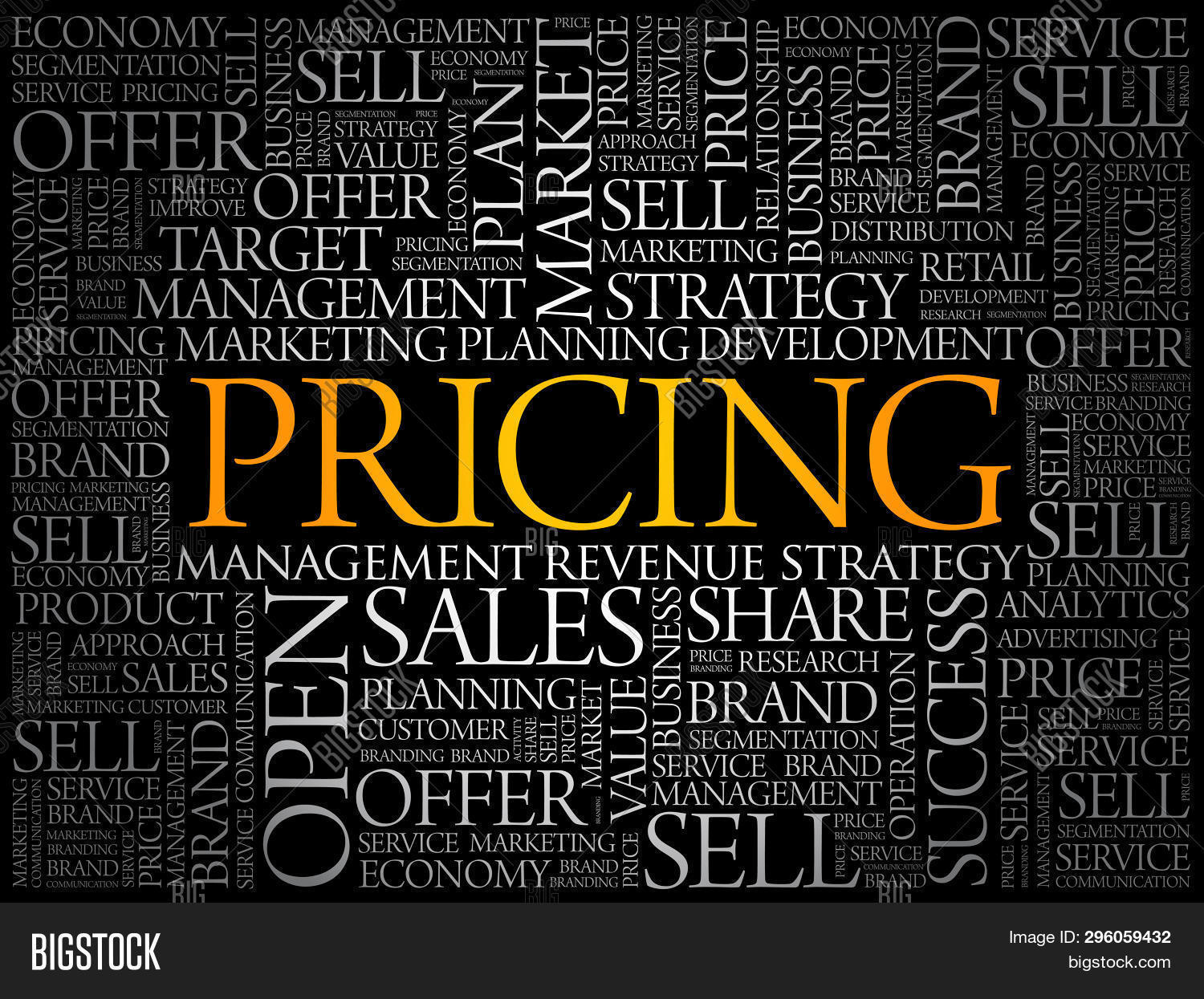 Pricing Word Cloud Image & Photo (Free Trial) Bigstock