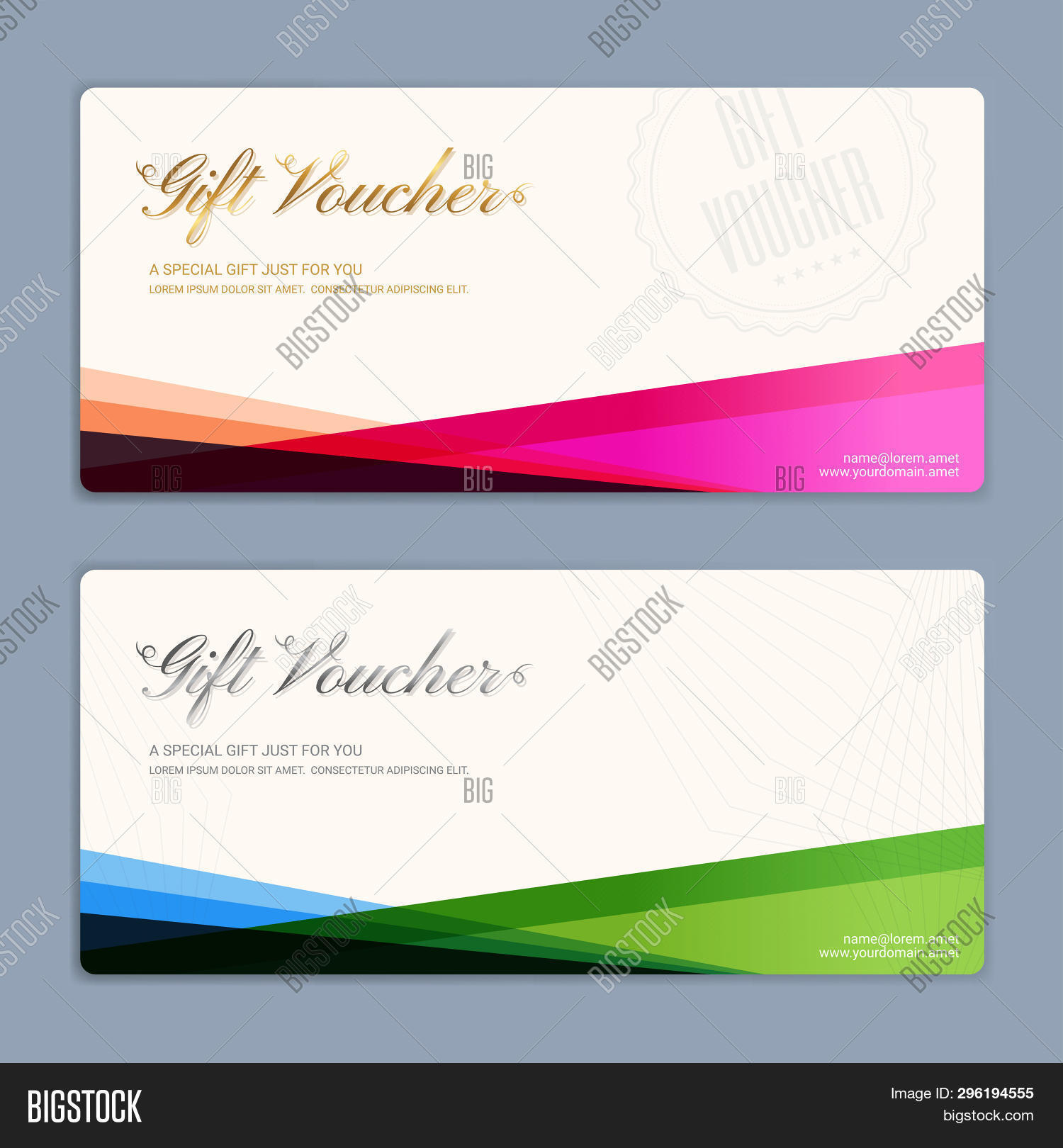 gift certificate vector photo free trial bigstock gift card voucher template