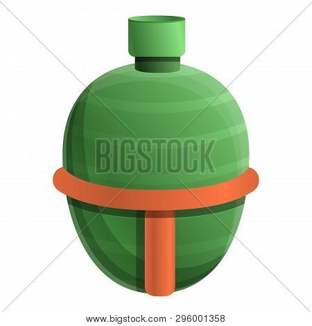 Water Flask Icon. Cartoon Of Water Flask Vector Icon For Web Design Isolated On White Background