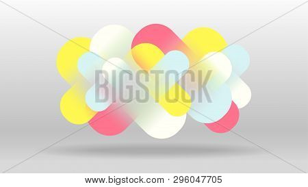Colorful Decorative Digital Elements Abstract Vector Background