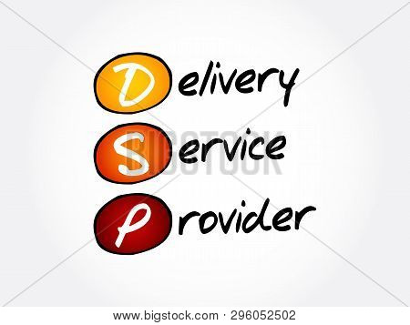 Dsp - Delivery Service Provider Acronym, Business Concept Background