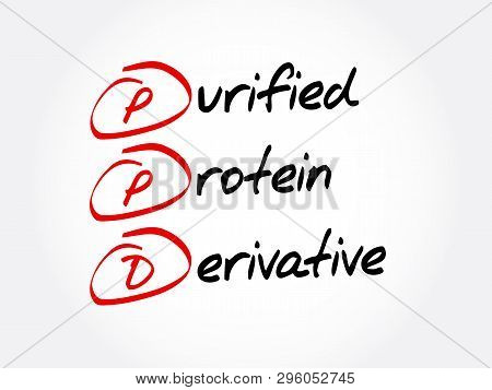 Ppd - Purified Protein Derivative Acronym, Concept Background