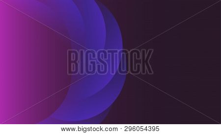 Dynamic Purple Circle Elements Abstract Vector Background