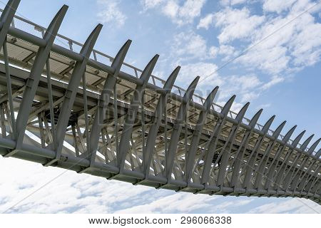 Skeleton Bridge Venice Close Up Photography, Arichtecture Photography In Venice Italy