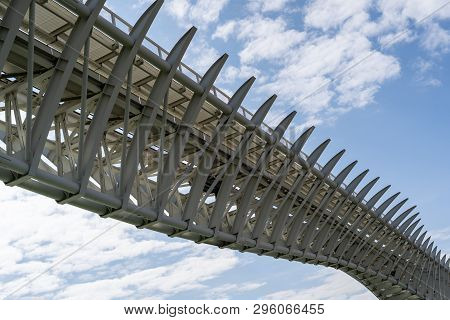 Skeleton Bridge Venice Close Up Photography, Arichtecture Photography In Venice Italy
