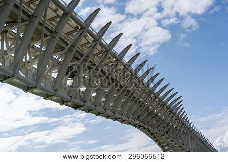 Skeleton Bridge Venice Close Up Photography, Arichtecture Photography In Venice Italy