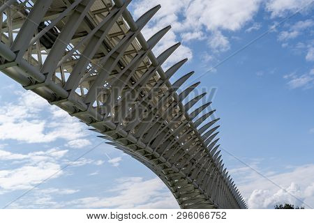 Skeleton Bridge Venice Close Up Photography, Arichtecture Photography In Venice Italy