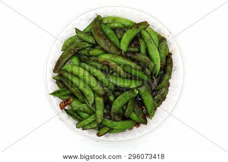 Stir Fry Peas, Snow Peas, Sweet Peas, Isolated On White Background High Resolution Image Gallery.