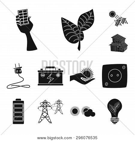 Isolated Object Of Innovation And Technology Icon. Set Of Innovation And Nature  Stock Symbol For We