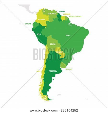 South America Region Vector & Photo (Free Trial) Bigstock