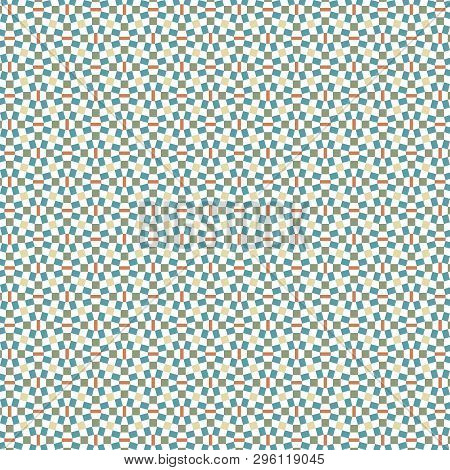 Colorful Geometric Pattern. Flat Squares And Rectangles. Vector Illustration In Flat Style.