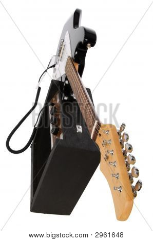 Electric Guitar With Amp