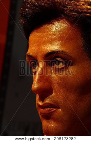 Los Angeles, Usa - Oct 08, 2015: Sylvester Stallone As Rocky Balboa In Madame Tussauds Hollywood Wax