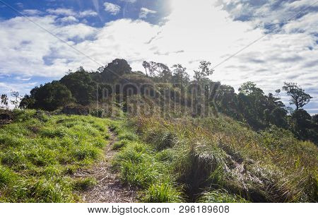 Lan Hin Lan Pee At Phu Langka Mountain National Park Phayao Thailand Left. Northern Thailand Travel 