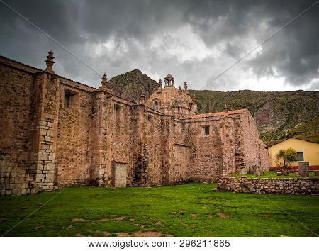Exterior View To Iglesia De Santa Isabel De Pucara At Puno, Peru