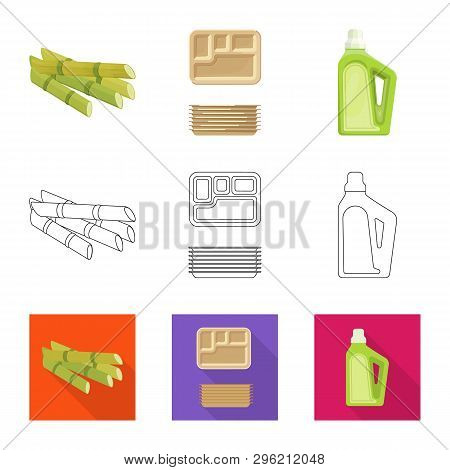 Vector Design Of Farm And Agriculture  Symbol. Set Of Farm And Technology Stock Vector Illustration.