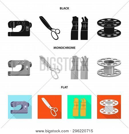 Vector Design Of Craft And Handcraft Symbol. Collection Of Craft And Industry Vector Icon For Stock.