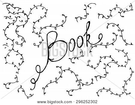 Books Stickers Set. Flat Book Illustrations. Book, Cover. Book Store, Stickers, Event Poster, Hand-d
