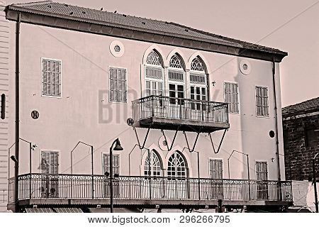View Of Old Building In Arabic Style In Old Town Jaffa, Tel Aviv, Israel