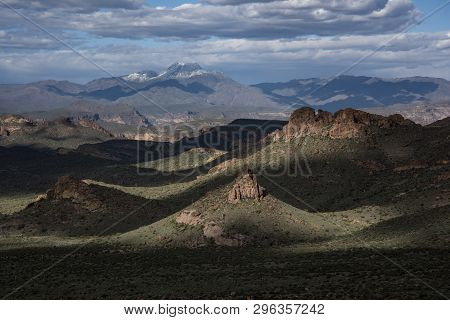 The Superstition Wilderness From Praying Hands, Lost Dutchman State Park, Arizona