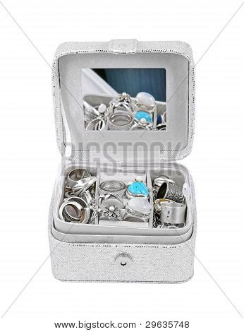 Casket con anello in argento