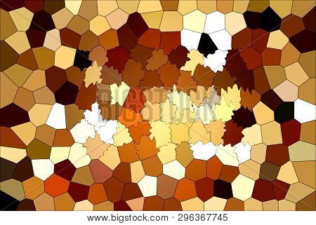 Natural Colouring Web Background Design Abstract Pattern.