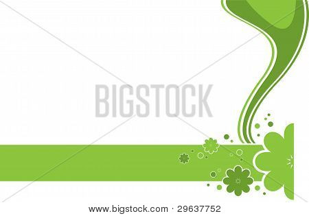 Bloem van abstract achtergrond
