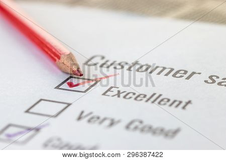 Customer Checklist Survey Exellent Form For Feedback Satisfaction Mark Over Application Forms Docume