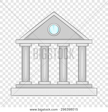 Museum Building Icon. Cartoon Illustration Of Museum Building Iconvector Icon For Web