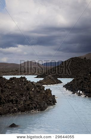Lagune azul, Islândia