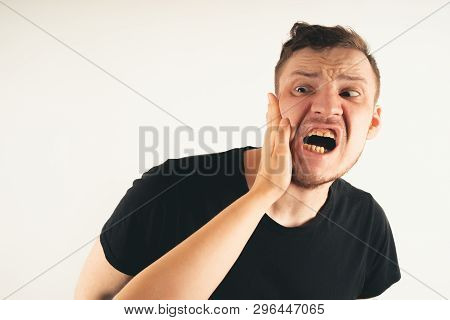 Crop Person Slapping Scared Man In Face
Emotional Male Getting Slapped In Face While Shouting With C