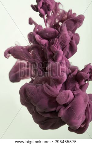 Colorful Ink Drops In Water