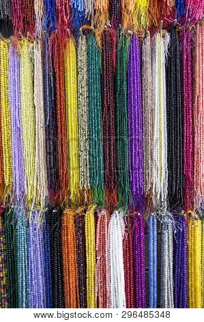 Traditional Turkish Rosary Tesbih And Colorful Bead