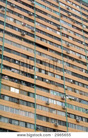 Sovraffollamento angusto quarti In un'Area di povertà Slum