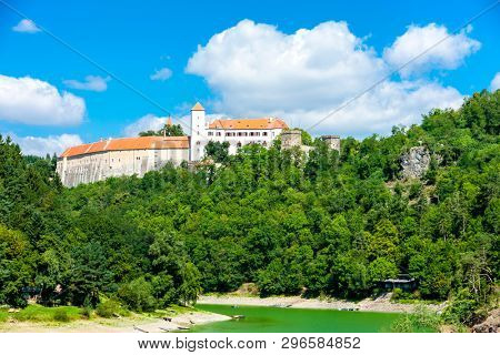 Bitov Castle with Vranovska Dam, Czech Republic