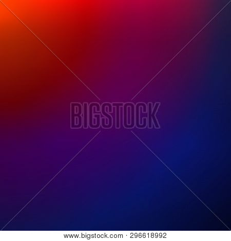 Colorful Vector Illustration With Soft Bokeh Effect, Abstract Background