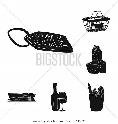 Vector Illustration Of Food And Drink Logo. Set Of Food And Store Stock Vector Illustration.