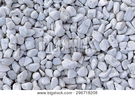 Stock Photo White Pebbles Stone Texture And Background