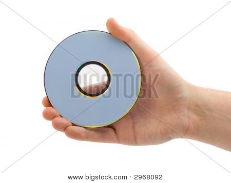 Mão com Cd