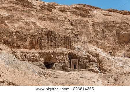 The Antique Temple Of Female Pharao Hatchepsut Near Luxor In Egypt