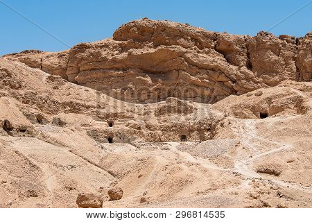 The Antique Temple Of Female Pharao Hatchepsut Near Luxor In Egypt